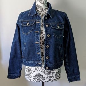 Express Bleus | Dark Wash Denim Jacket